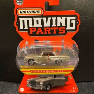 MatchBox Moving Parts- 62’ mercedes-Benz 220 SE